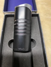 Xikar Ellipse Triple Jet Flame Cigar Lighter - Black and Chrome - New