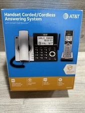 AT&T CL84107 DECT Smart Call Blocker Corded/Cordless Phone *works/has Wear