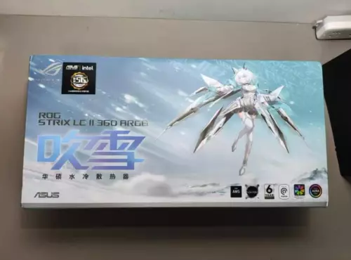 New ASUS ROG Strix LC II 360 ARGB White Edition All-in-one AIO Liquid CPU Cooler