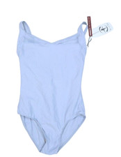 Wear Moi Cypres Dance Leotard Camisole Cut Sheer Stretch Light Grey Womens S