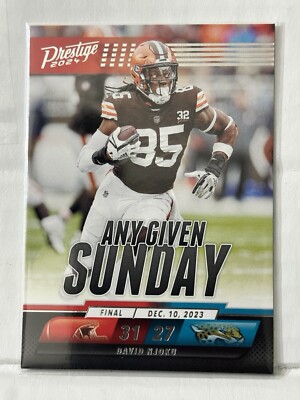 2024 Panini Prestige - Any Given Sunday #AGS-DNU David Njoku Cleveland Browns