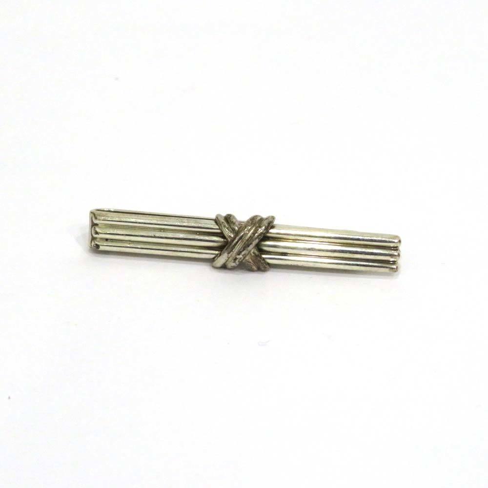 [Japan Used Necklace] Used Tiffany Accessories Tie Pin Signature Ab Rank Sv925 S