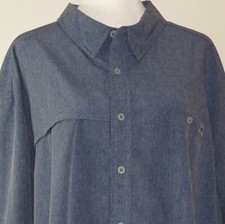 NWOT Men's Sun Protection UPF 50 UV Dry Cooling Fishing Shirt Size 2XL C425 