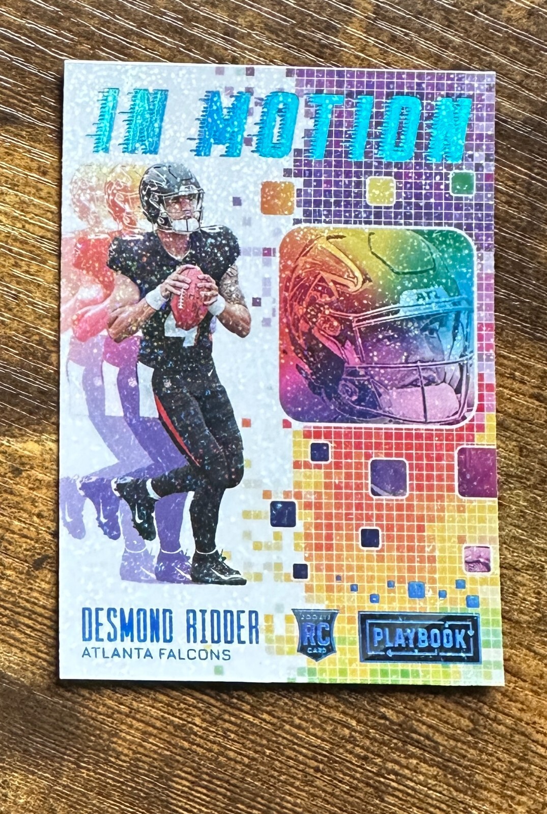 2022 Panini Playbook In Motion #4 Desmond Ridder RC #X7847