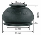 4x Tie Rod End Ball Joint Support Joint Protector Rubber Boot 13x28x23