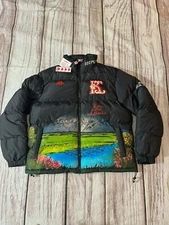 Kappa AUTHENTIC FINREOL PUFFER JACKET Men Size L Black (A2)