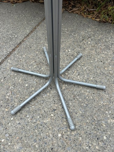 RIGG Coat Stand Rack Hanger by Tod Bjorklund IKEA Vintage Postmodern Grey Metal - Picture 5 of 12