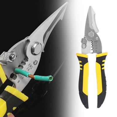 Multifunctional Manual Wire Stripping Pliers Electrician Pliers Cutting P3K6
