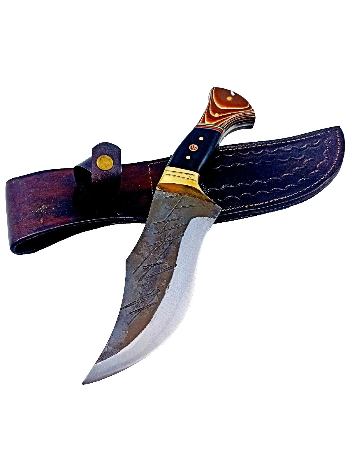 Brass Handle Collectible Fixed Blade Knives