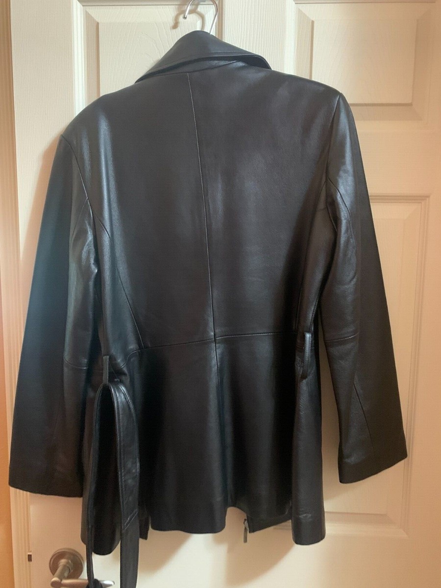 Women's Medium Leather Jacket Laura Leigh LTD good condition | eBay