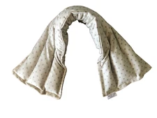 Rice flaxseed Heat/cold Pad Pack 21x6” Therapy Pain Aid Dots