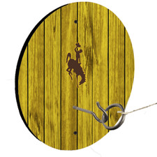 University Of Wyoming Yellow Ring Toss Lawn Game