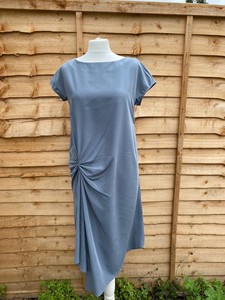grey silk slip
