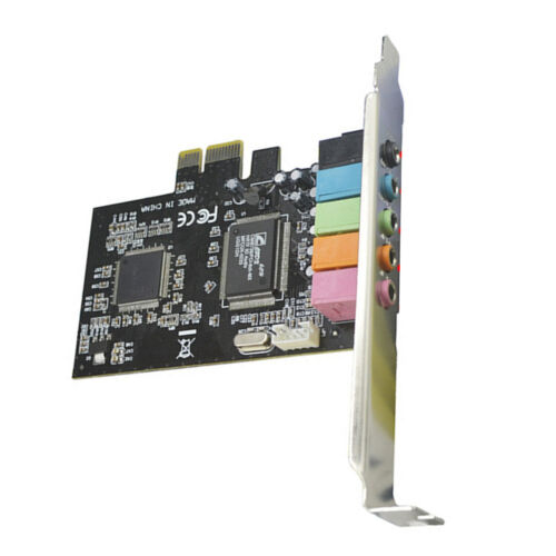 PCI Express PCI-E 5.1 Ch 6 Channel Audio Digital Sound Card - Afbeelding 1 van 13