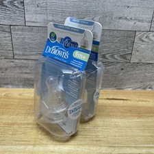 Dr. Brown s Natural Flow Silicone Nipple Y-cut 9m 4 pack Free Fast Shipping