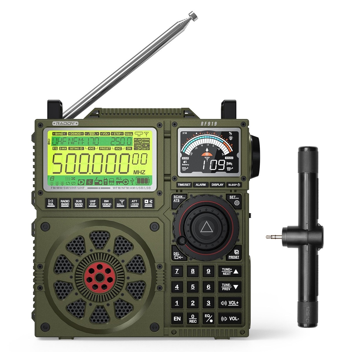 Raddy RF919 Shortwave Radio | Full Band Receiver with SSB | 20W
