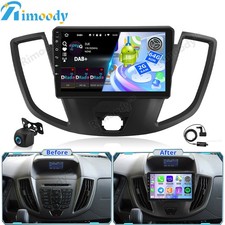 Autoradio DAB+ 9'' per Ford Transit Carplay 2015-2018 Android 15 GPS Navi 2+64GB