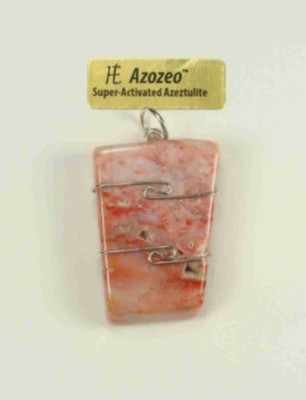 1.3''/32mm AZOZEO Cinnazez  sterling silver wire wrap Pendant #327