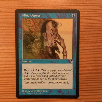 Wizards of the Coast Mind Games Magic The Gathering Spontanzauber Blau Englisch
