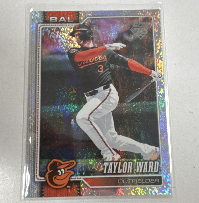 Topps Taylor Ward Baltimore Orioles Sand Glitter Parallel/Variety #551