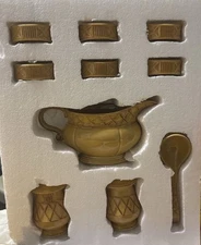 Better Homes & Gardens Gold Frost 12 Piece Stoneware Dinnerware Set