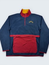 Levi's Mens Colour Block Quarter Zip Anorak Fleece Sweatshirt Long Sleeve Size S