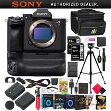 Sony a7 IV Mirrorless Full Frame Camera Body ILCE-7M4 VG-C4EM Grip Bundle