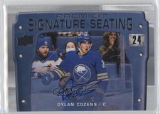 2021-22 Upper Deck Premier Signature Seats Stars Dylan Cozens #PSS-DC Auto 0kr0