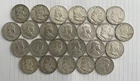Lot of 24 Mixed date  Franklin half dollars