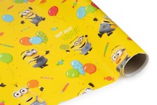 Geschenkpapier Minions 2 m Rolle Kinder Gebur...