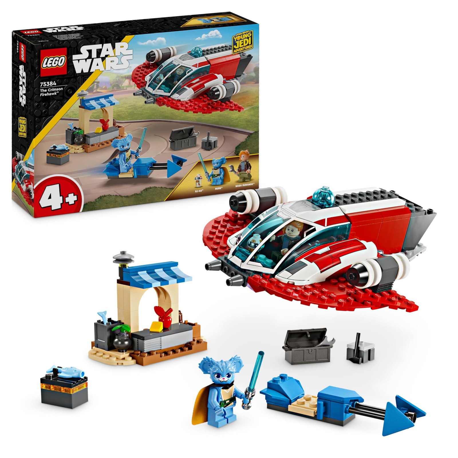 LEGO Star Wars: Las Aventuras de los Jóvenes Jedi The Crimson Firehawk Nave Este