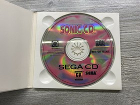 Rare Sonic CD Sega CD - Not For Resale Version - Tested + CLEAN DISC! Excellent!