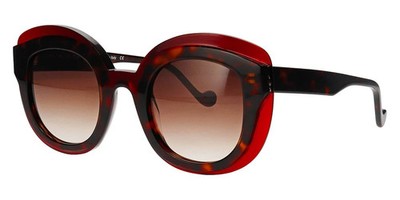 FACE A FACE ECLIPS 1 COL 2150 HAVANA ON BURGUNDY/BROWN GRADIENT SUNGLASSES 47-24