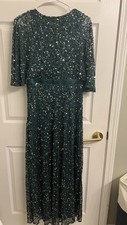 ASOS Emerald Sequin Maxi Gown