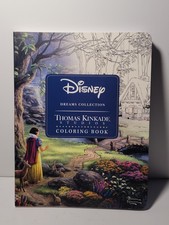 Disney Dreams Collection Thomas Kinkade Studios Coloring Book NEW 2017