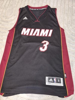 USA Miami Heat Dwayne Wade #3 NBA Basketball Trikot Größe L Adidas 2010er
