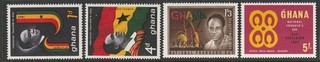 Ghana Stamps 1963 Founder's Day SG 315 318 MNH