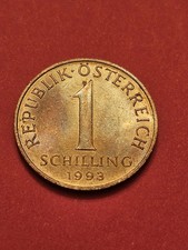 1993 🇦🇹 AUSTRIA 1 ONE SCHILLING WORLD COIN KM2886 ALMOST-UNC DETAIL FREE SHIP