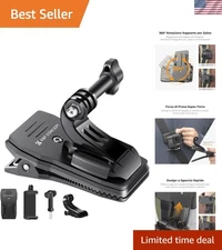 360° Rotation Backpack Strap Quick Clip Mount for Hero 13/12/11/10/9/8/7/6/5/...