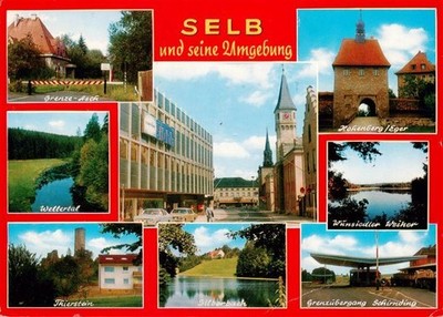 Selb Oberfranken Bayern und seine Umgebung Grenze Wellertal Weiher Hohenberg Ege