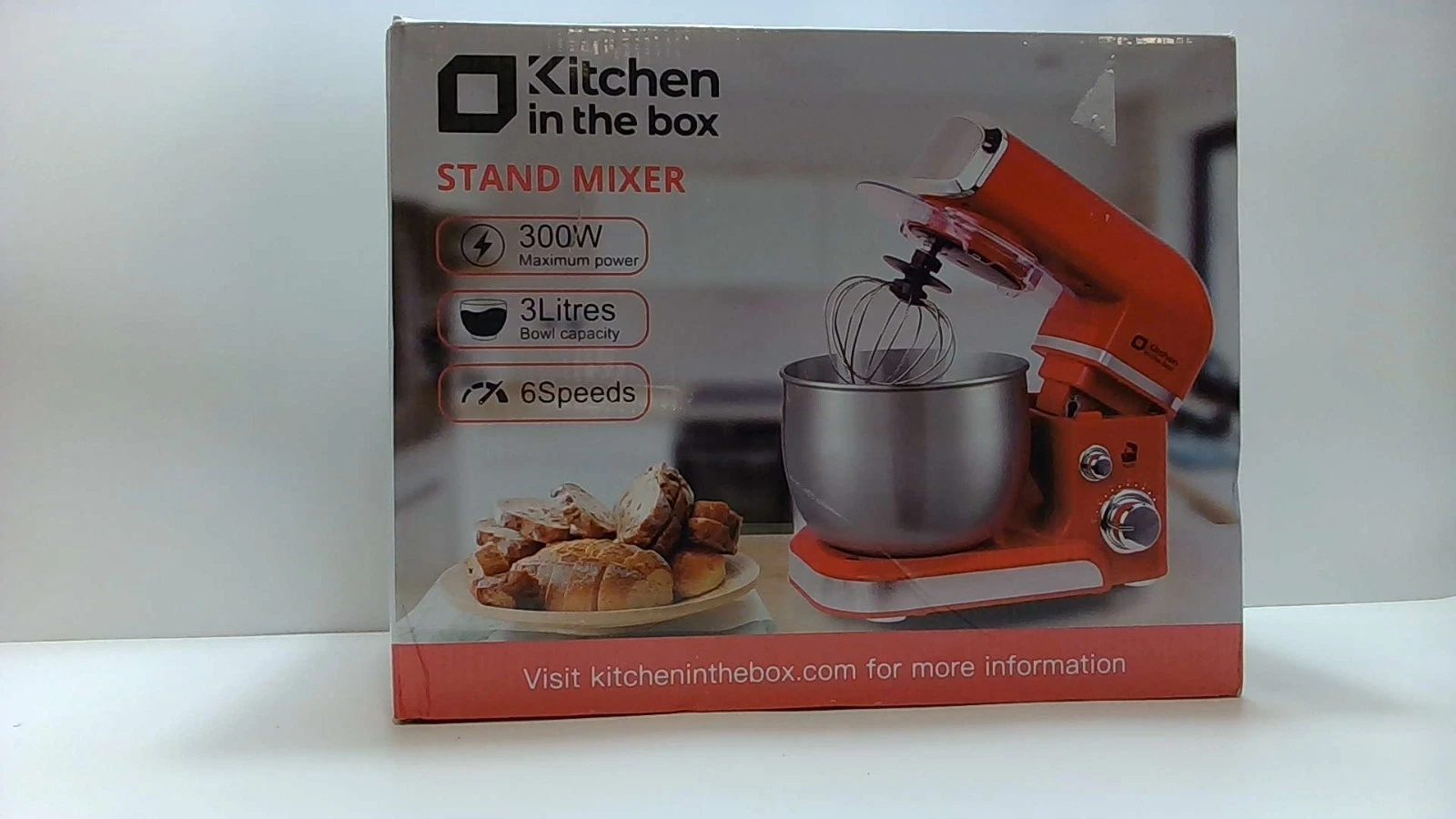Kitchen in the Box 10-Speed Compact Stand Mixer Black Small Kitchen Mixer--GREEN
Opens in a new wind
