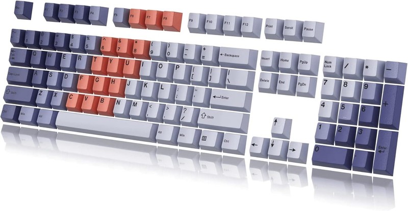 ⌨️ HK GAMING Sunset PBT Keycap Set