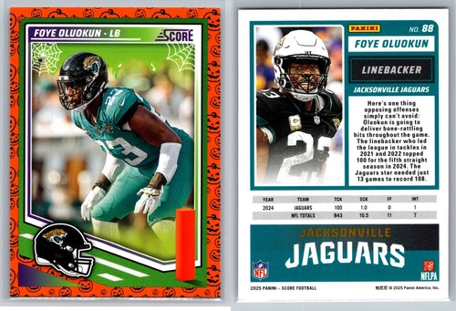2025 Panini Score-A-Treat Football BASE #1-200 You Pick & Complete Your Set! - Picture 88 of 200