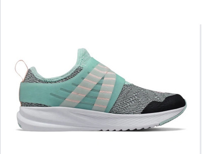 New Balance FuelCore BOA Slip-On Knit Cushioned Colorblock Sneaker Mint/Gray