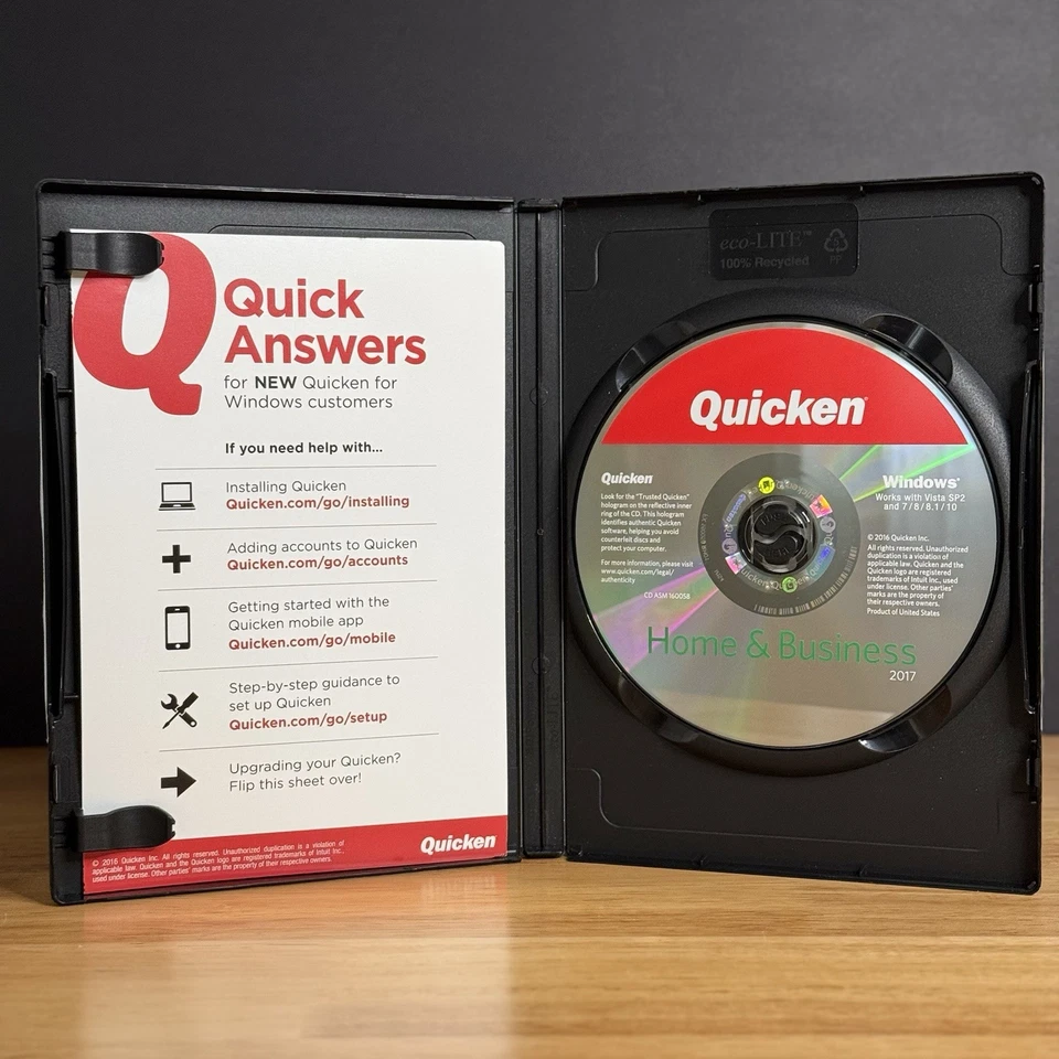 ⚡️QUICKEN Home And Business 2017 For WINDOWS PC - PLEASE READ BELOW ⚠️TESTED - Image 3 of 4