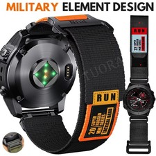 Quick Fit Strap Nylon Band For Garmin Fenix 9 8 Pro 47/51mm 7 7X 6 6X 5 5X 3 HR