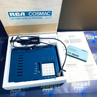 RCA COSMAC VIP VP711 Vintage 1978 Computer Power Tested w/ PSU & Docs RARE!