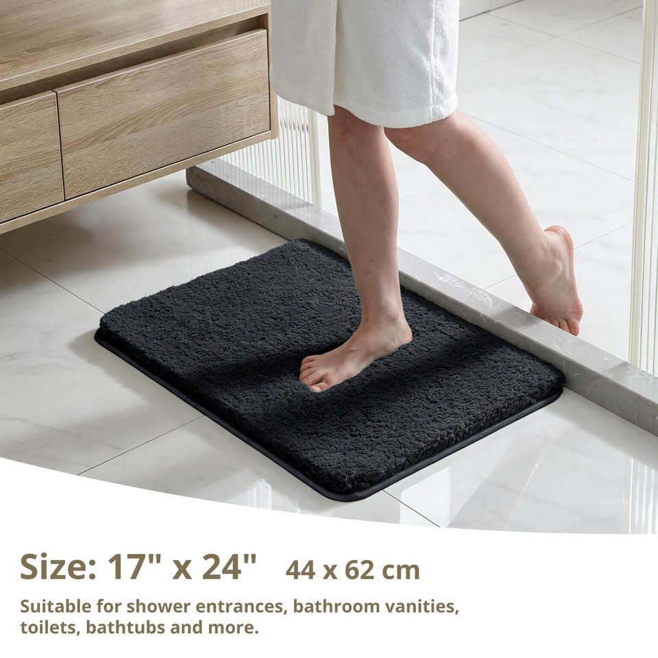 Soft Polyester Rugs Polyester Bathroom Rug 17