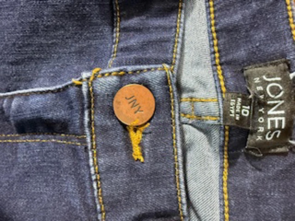 Pantalones de mezclilla Jones New York Madison ajustados azules - para mujer talla 10 Foto 3 de 4