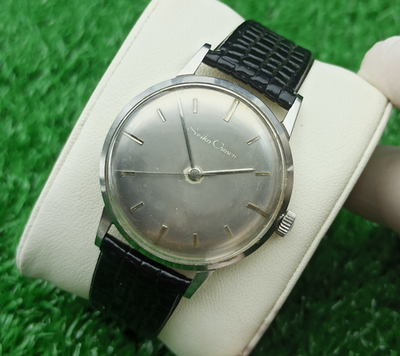 Vintage Seiko Crown Seikosha J14032 Diashock Manual Windng 19